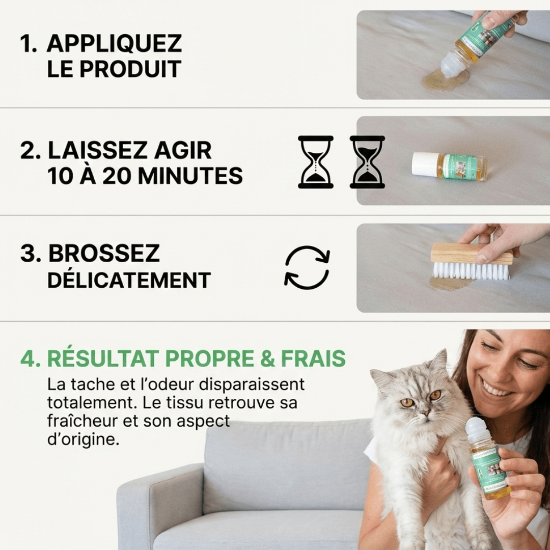 My Store Roll-On Détachant Textile – Élimine Transpiration, Urine & Odeurs – Usage Rapide Sans Rinçage Roll-On Détachant Textile – Élimine Transpiration, Urine & Odeurs – Usage Rapide Sans Rinçage - ProExpertNettoyage PRO-F1 3760365190011