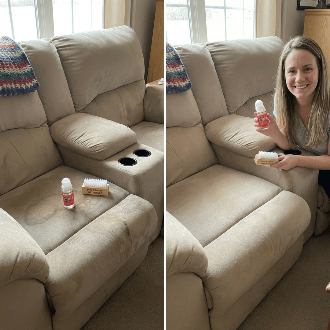Nettoyant Canapé Tissu Professionnel Détachant Roll - On qui Élimine VRAIMENT les Taches (Sans Abîmer Votre Tissu) - ProExpertNettoyage
