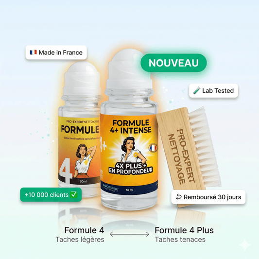 ProExpertNettoyage Détachant textile 🟡 Formule 4 - Si vous avez des taches jaunes sous les aisselles  de vos vêtements — lisez ça avant de les jeter Roll-On Détachant Textile N°4 - Élimine Auréoles, Taches jaunes de Transpiration F4 3760365190042
