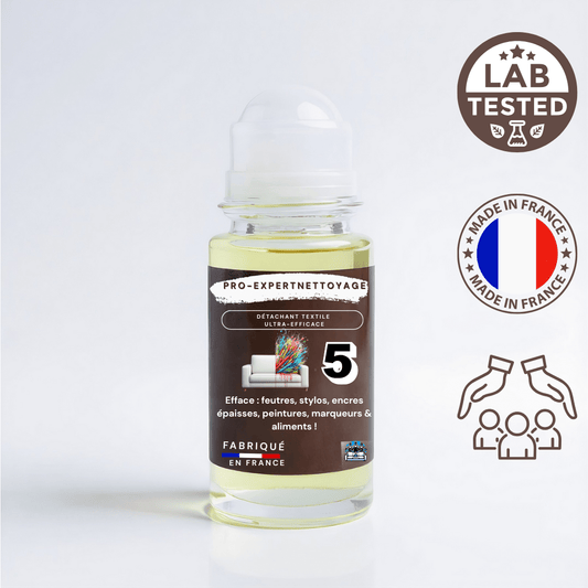 ProExpertNettoyage Détachant textile Roll-On Détachant Textile N°5 – Encre, Feutres & Encres grasses Roll-On Détachant Textile N°5 – Encre, Feutres & Encres grasses - ProExpertNettoyage PRO-F5 3760365190059