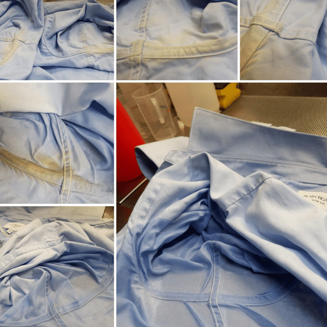 ProExpertNettoyage Détachant textile Si vous avez des taches jaunes sous les aisselles  de vos vêtements — lisez ça avant de les jeter Roll-On Détachant Textile N°4 - Élimine Auréoles, Taches jaunes de Transpiration PRO-F4 3760365190042