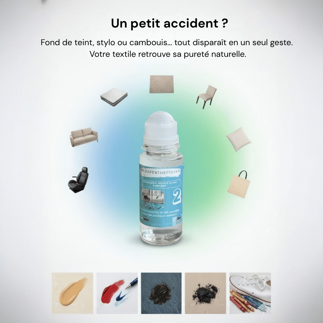 ProExpertNettoyage Roll-On Détachant Textile N°2 – Maquillage, Stylos & Cambouis Roll-On Détachant Textile N°2 – Maquillage, Stylos & Cambouis - ProExpertNettoyage PRO-F2 3760365190028
