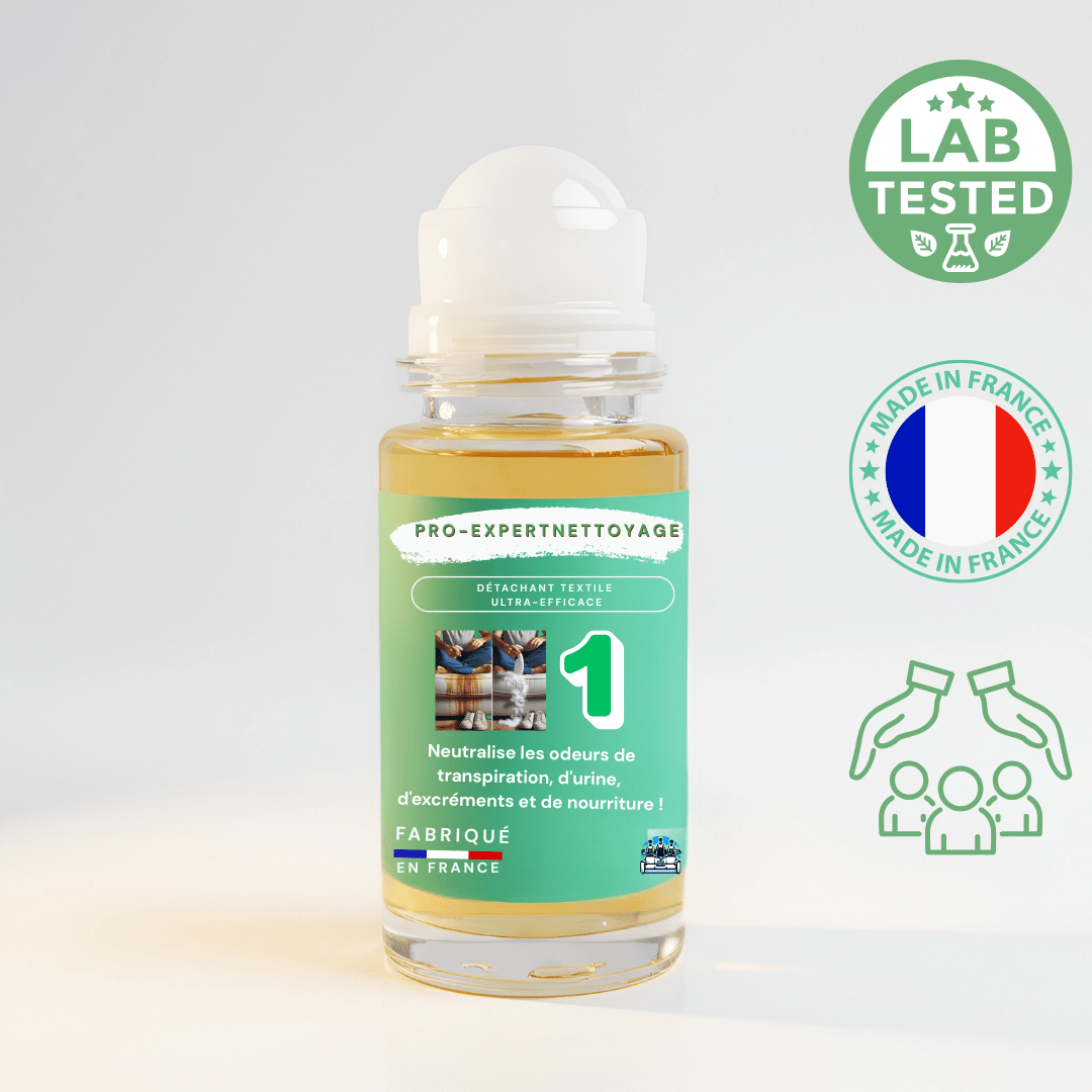 Roll - On Détachant Textile N°1 – Odeurs & Taches Organique (Transpiration, Urine…) - ProExpertNettoyage