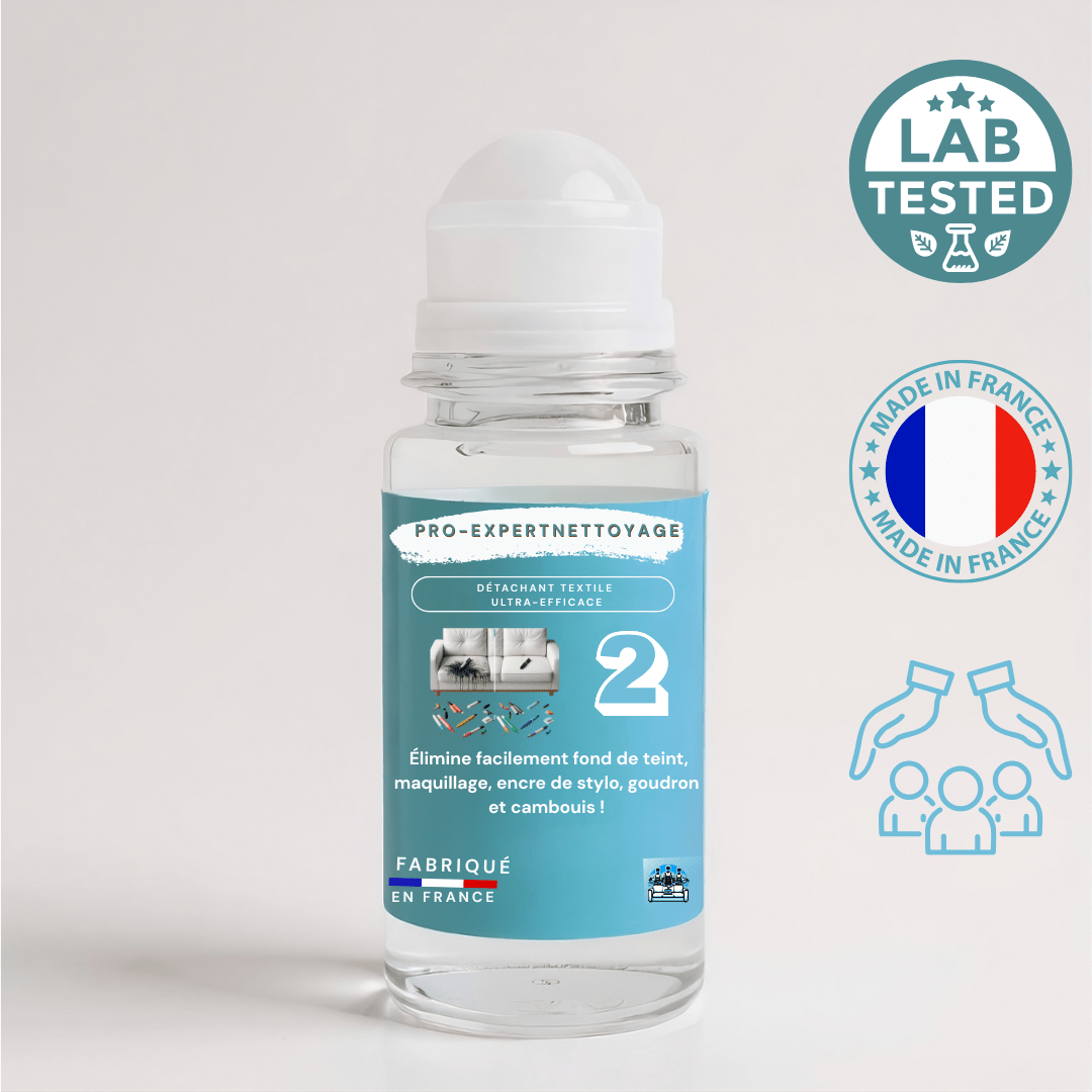 Roll - On Détachant Textile N°2 – Maquillage, Stylos & Cambouis - ProExpertNettoyage