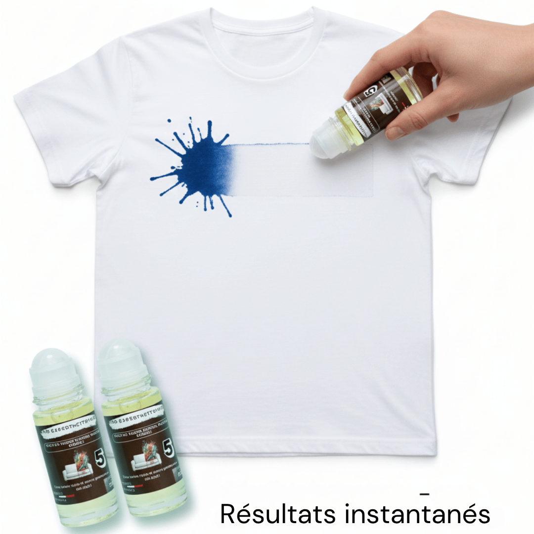 Roll - On Détachant Textile N°5 – Encre, Feutres & Encres grasses - ProExpertNettoyage