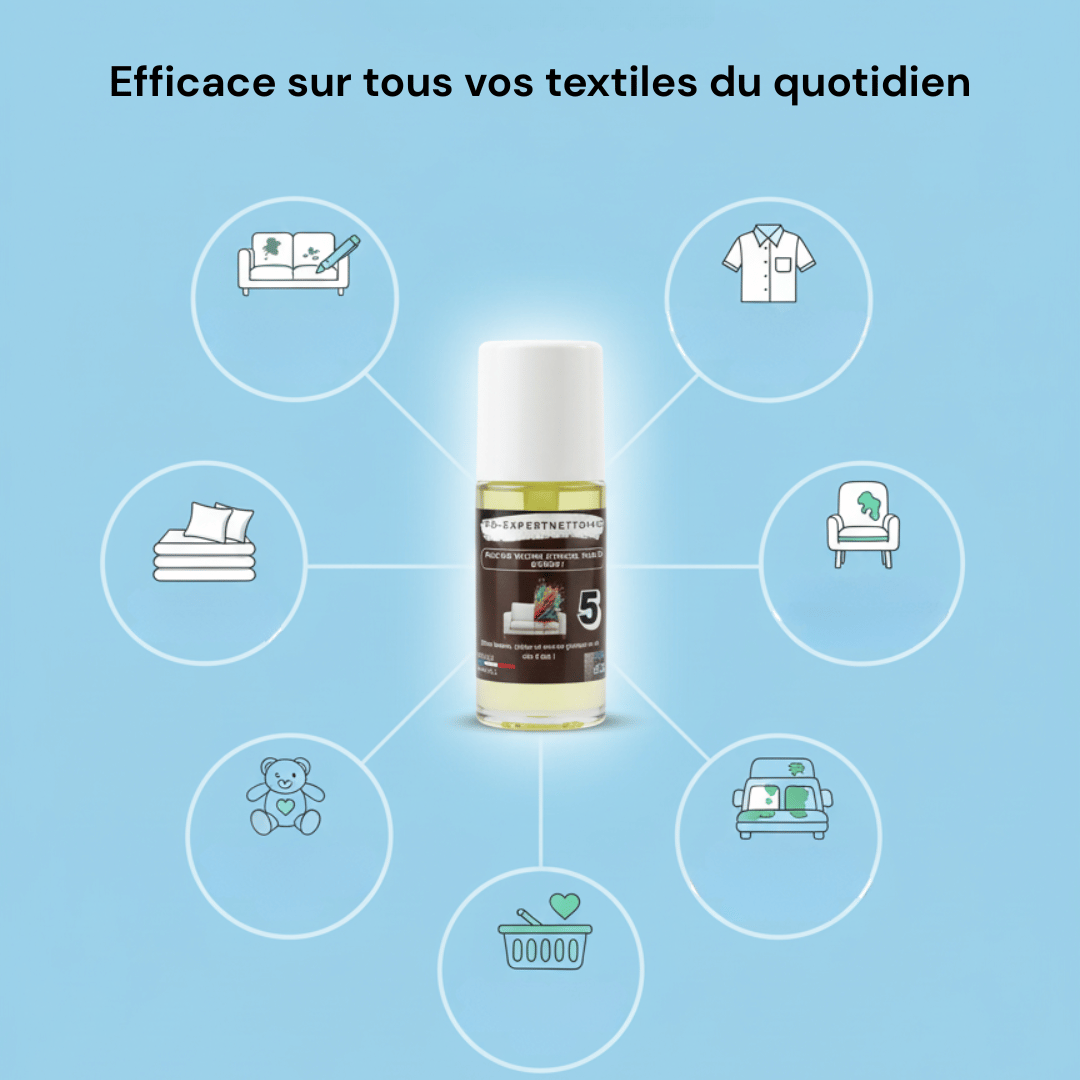 Roll - On Détachant Textile N°5 – Encre, Feutres & Encres grasses - ProExpertNettoyage